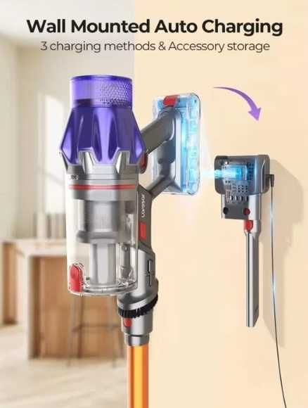 Odkurzacz pionowy bezprzewodowy Laresar V7 500W alternatywa Dyson