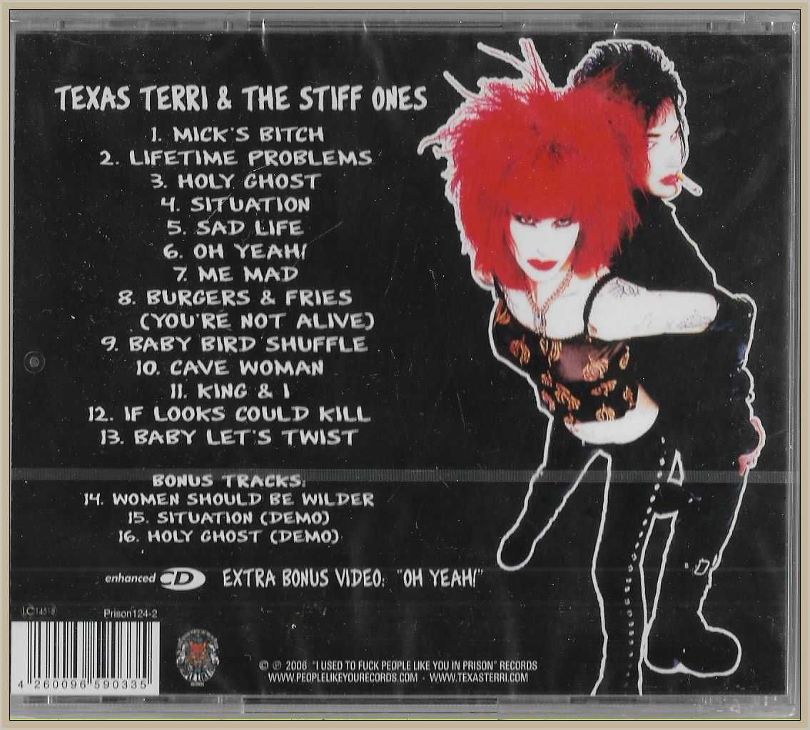 Texas Terri + The Stiff Ones – Eat Shit! +4 (Album, CD)