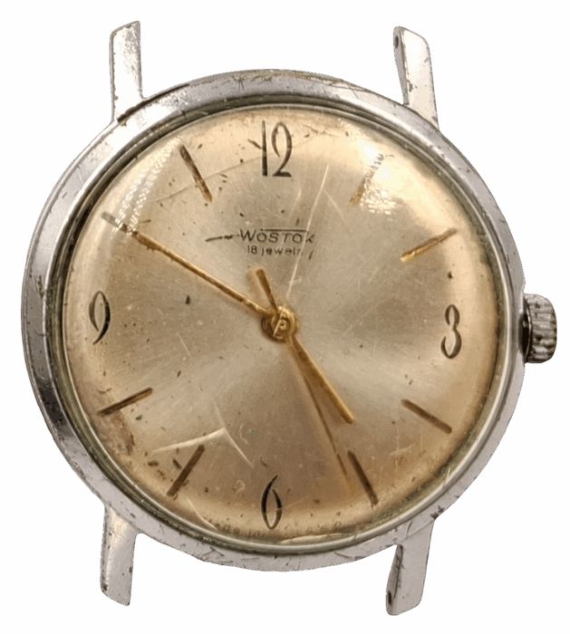Stary zegarek mechaniczny kolekcjonerski uszkodzony Wostok
