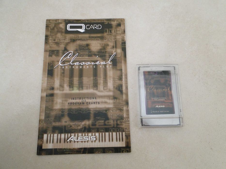 Karta Brzmień ALESIS QCARD Classical Instruments Plus.Unikat.Okazja