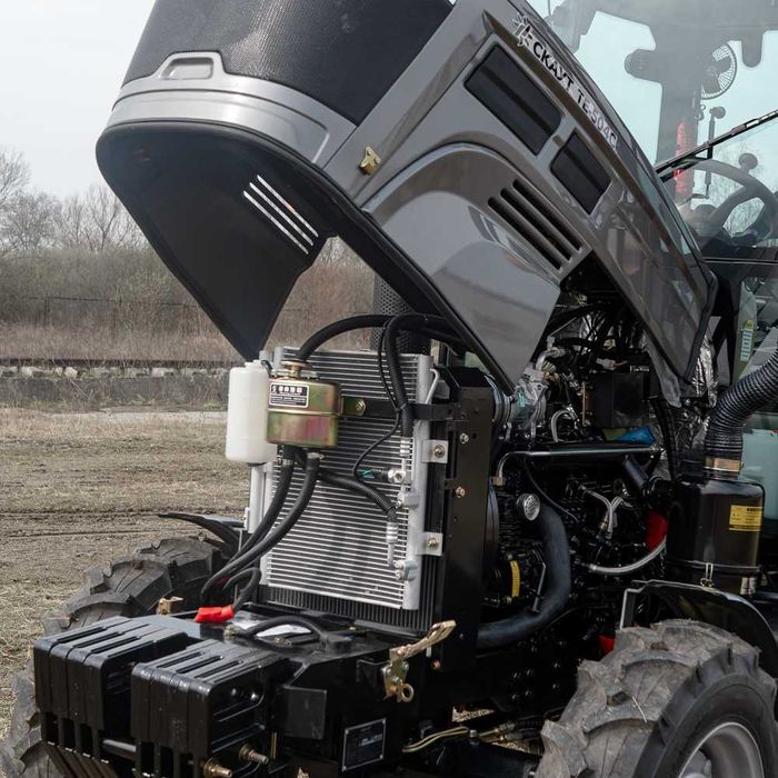 Мінітрактор Скаут ТЕ-504 з кабіною, кондиціонером /Реверс / 4х4