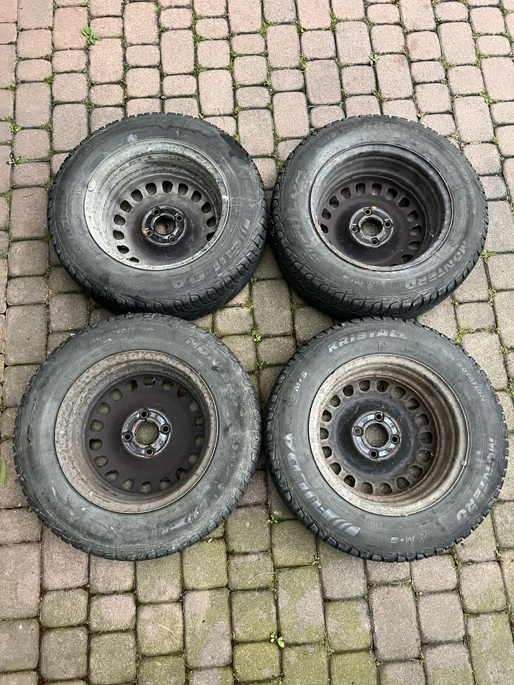 Oryginalne koła z felgami stalowymi 4x100 GM OPEL Corsa, Astra