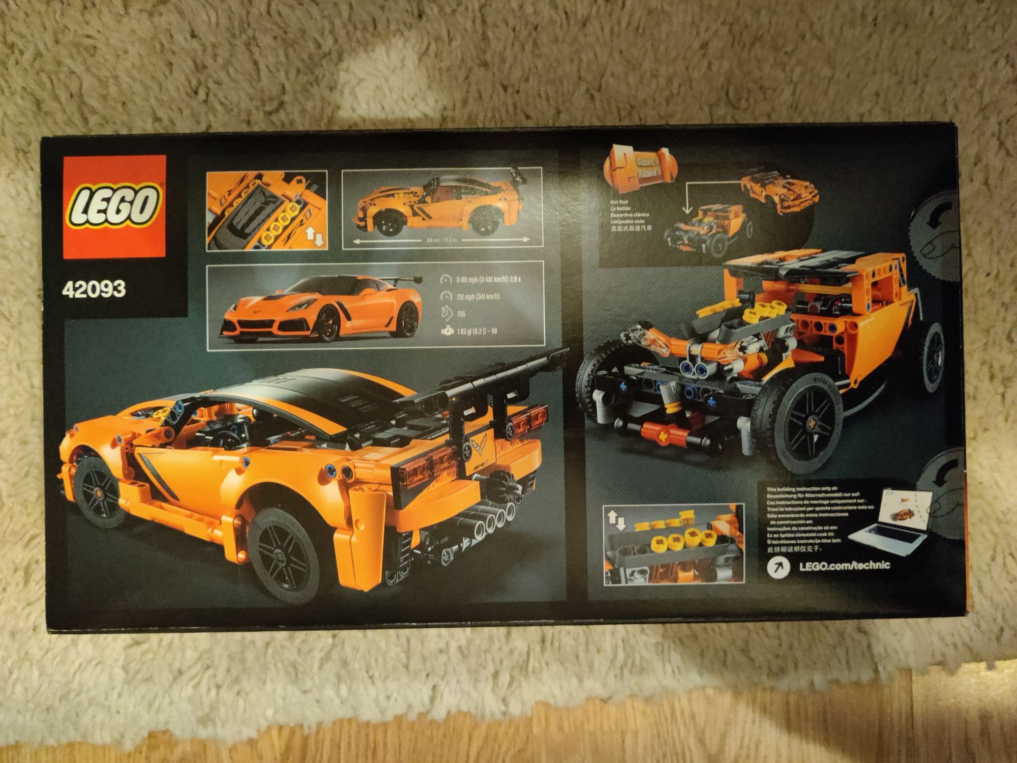 Lego Technic 42093 Chevrolet Corvette ZR1