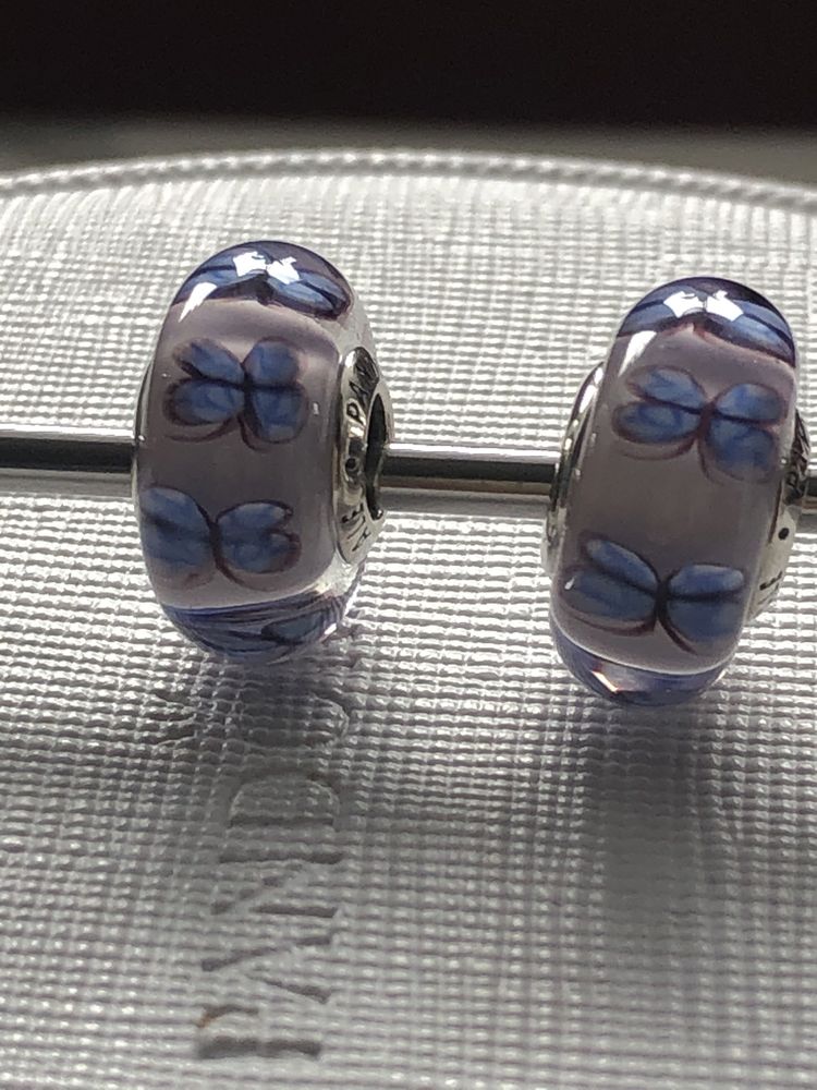 Murano motylki charms Pandora