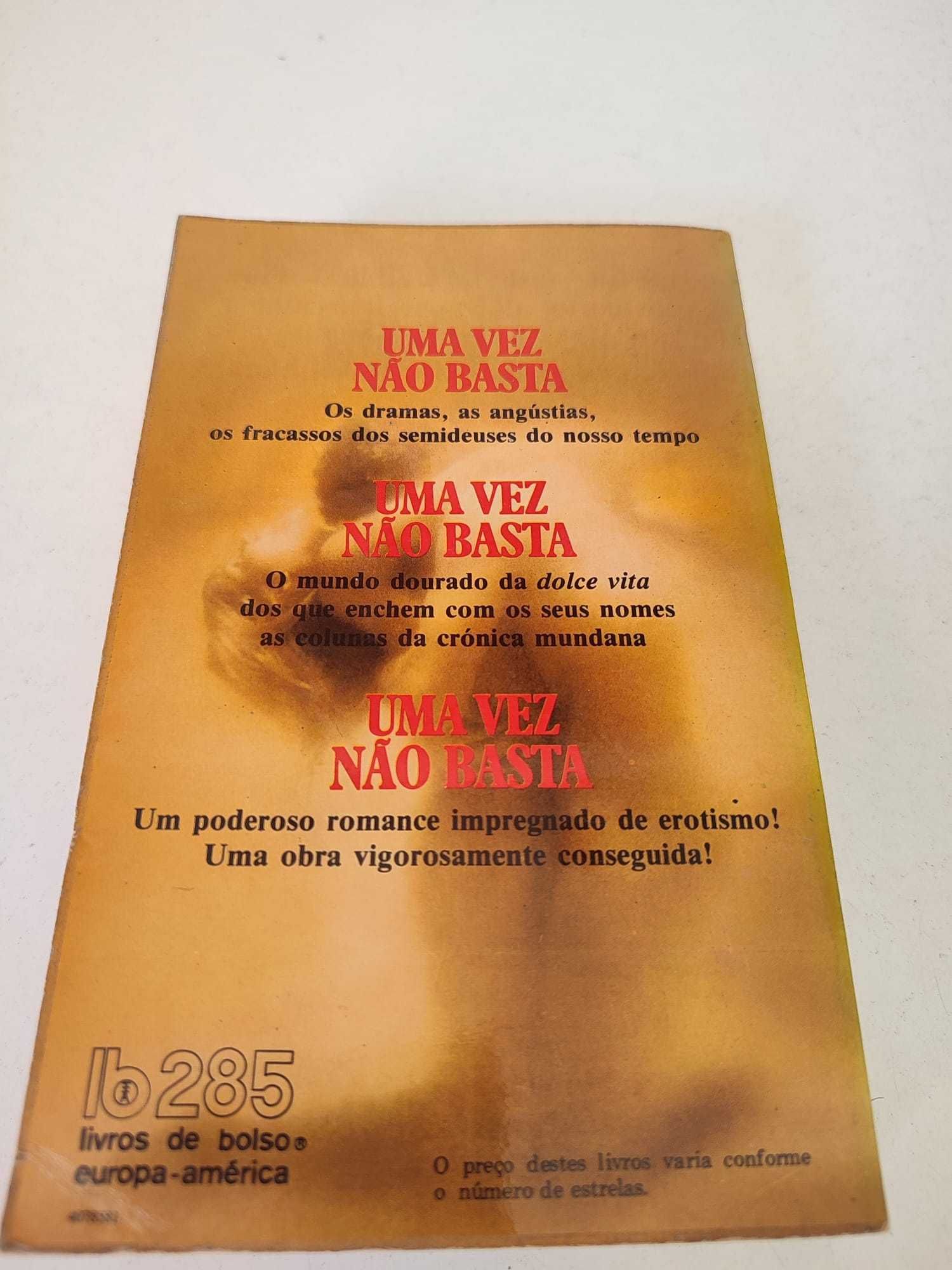 Livro - Uma Vez Não Basta (portes incluidos grátis)