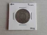 Moeda 1$00 Timor 1958