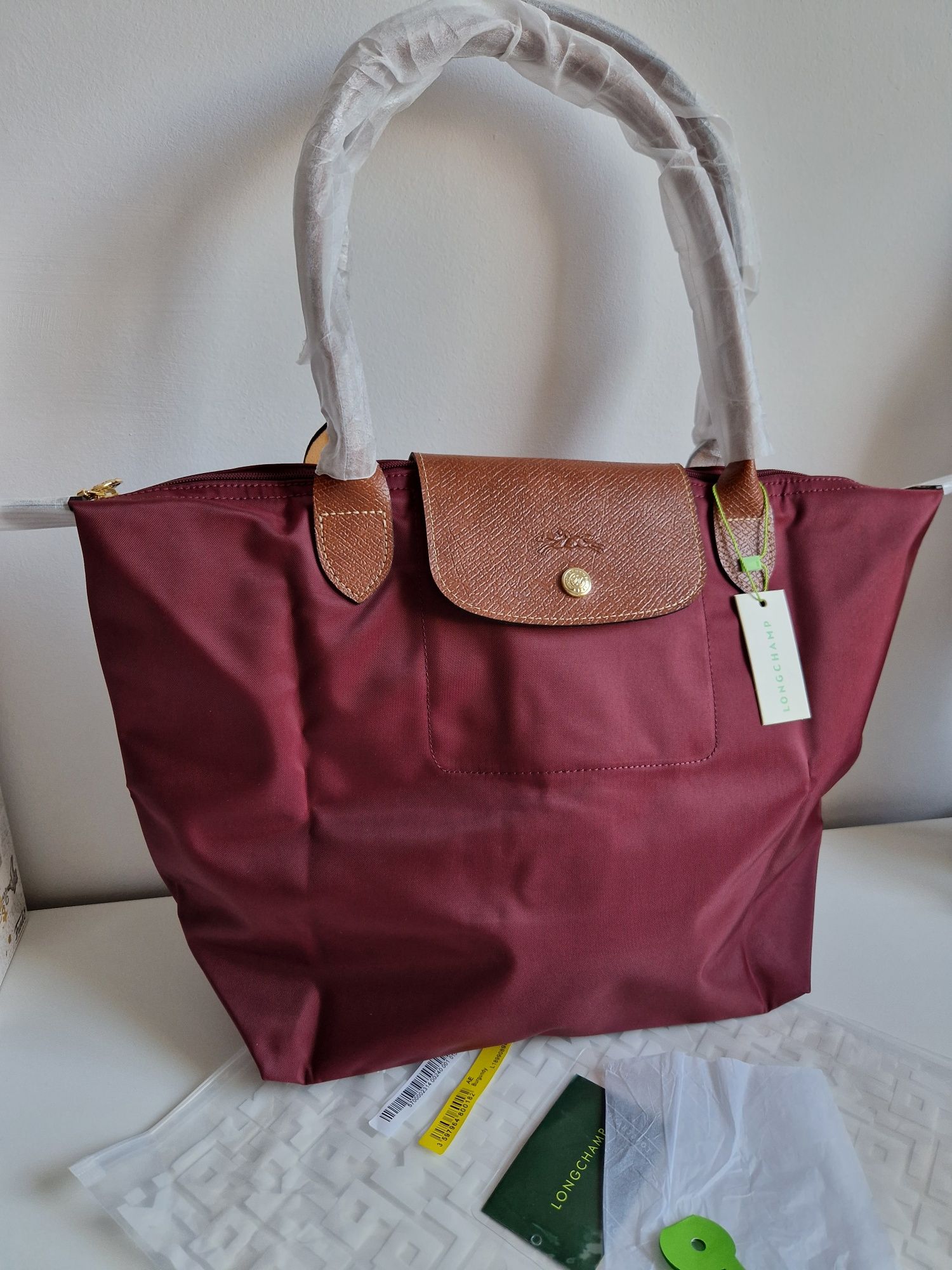 BORDO Nowa torebka LONGCHAMP roz L
