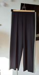 H&M - czarne, szerokie spodnie z lampasem - M/L