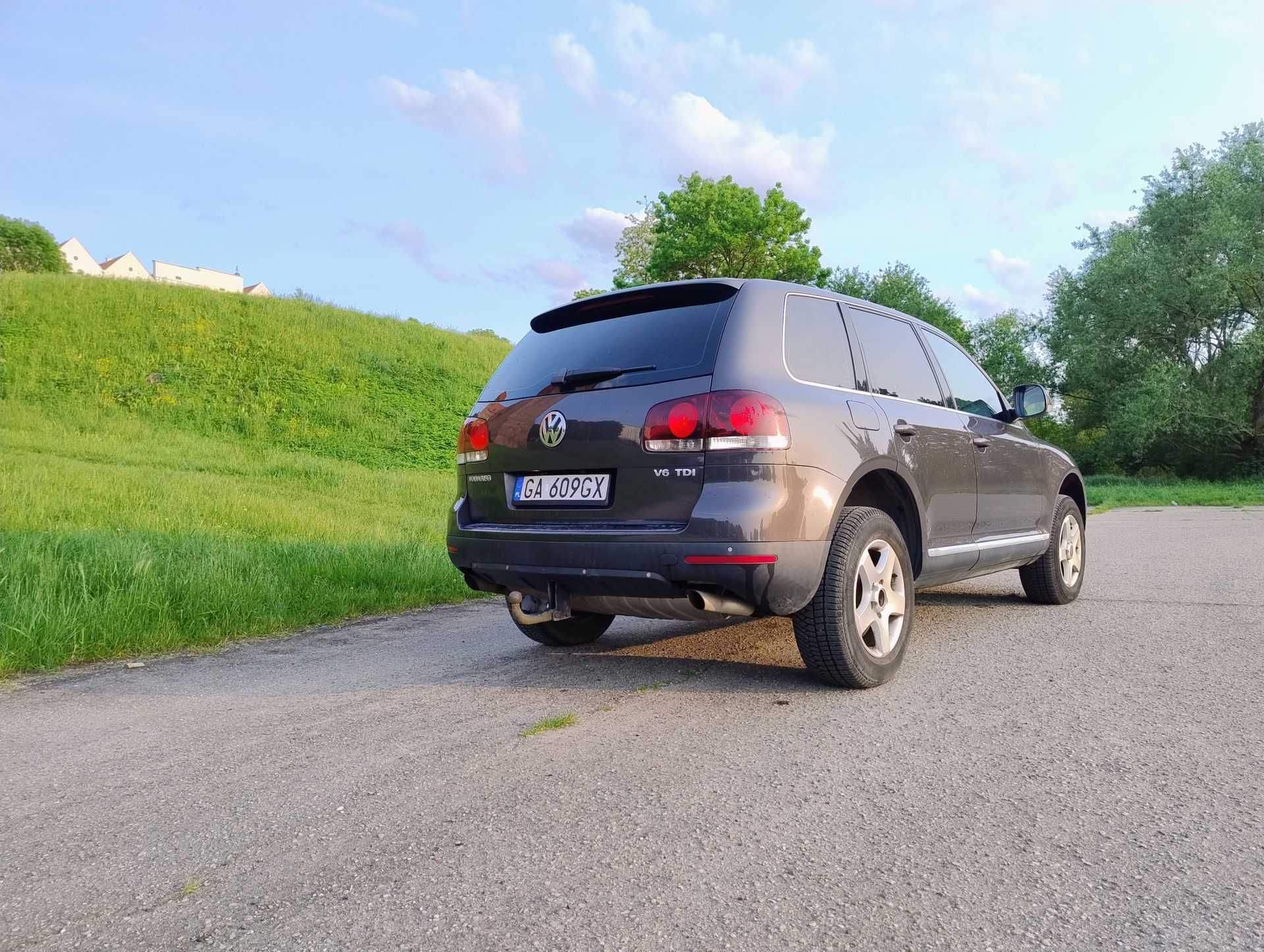 VW Touareg 2007 rok 3.0 TDI V6, bez pneumatyki