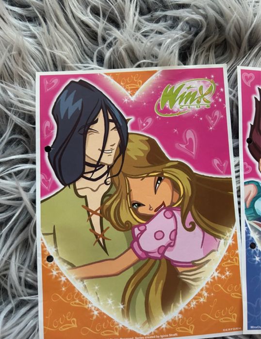 Karteczki Winx.