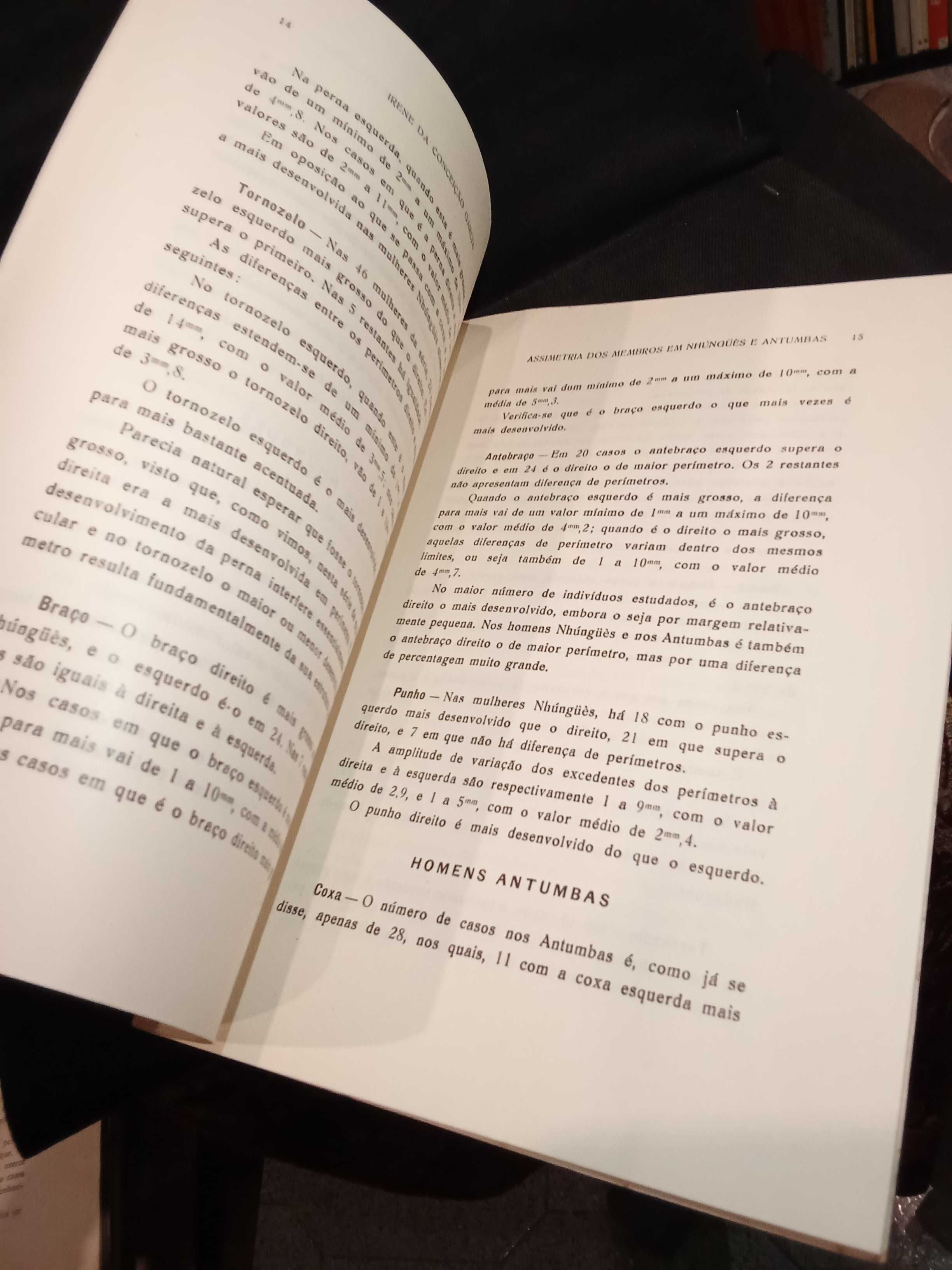 Assimetria dos membros em Nhúnüès e Antumbas - Irene Garcia