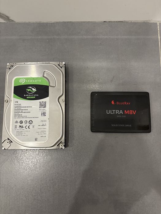 Disco SSD e HDD novos