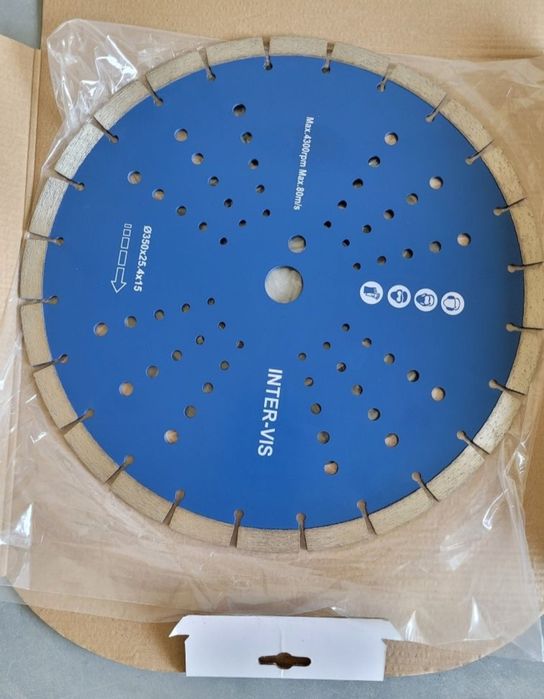 Tarcza do betonu 350mm, 25,5 bdb jakość