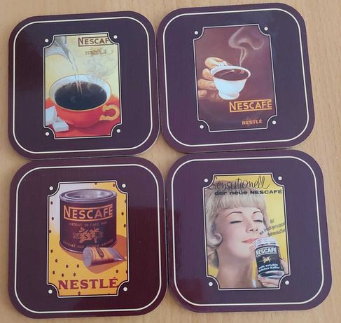 Podkładka korkowa pod kubek zestaw 4 sztuk Nescafe Nestle