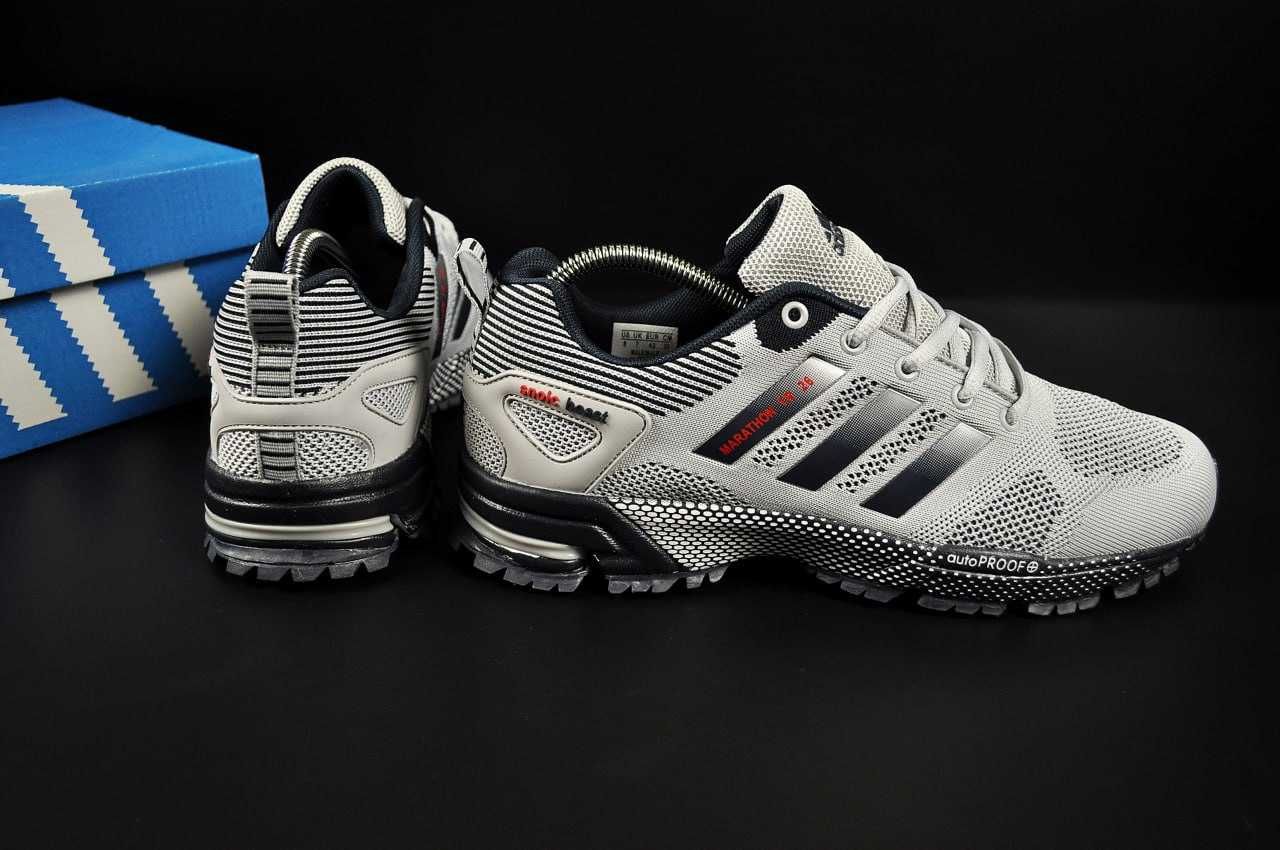 Кросівки чоловічі Adidas Marathon TR 26, сірі, сітка 41-46