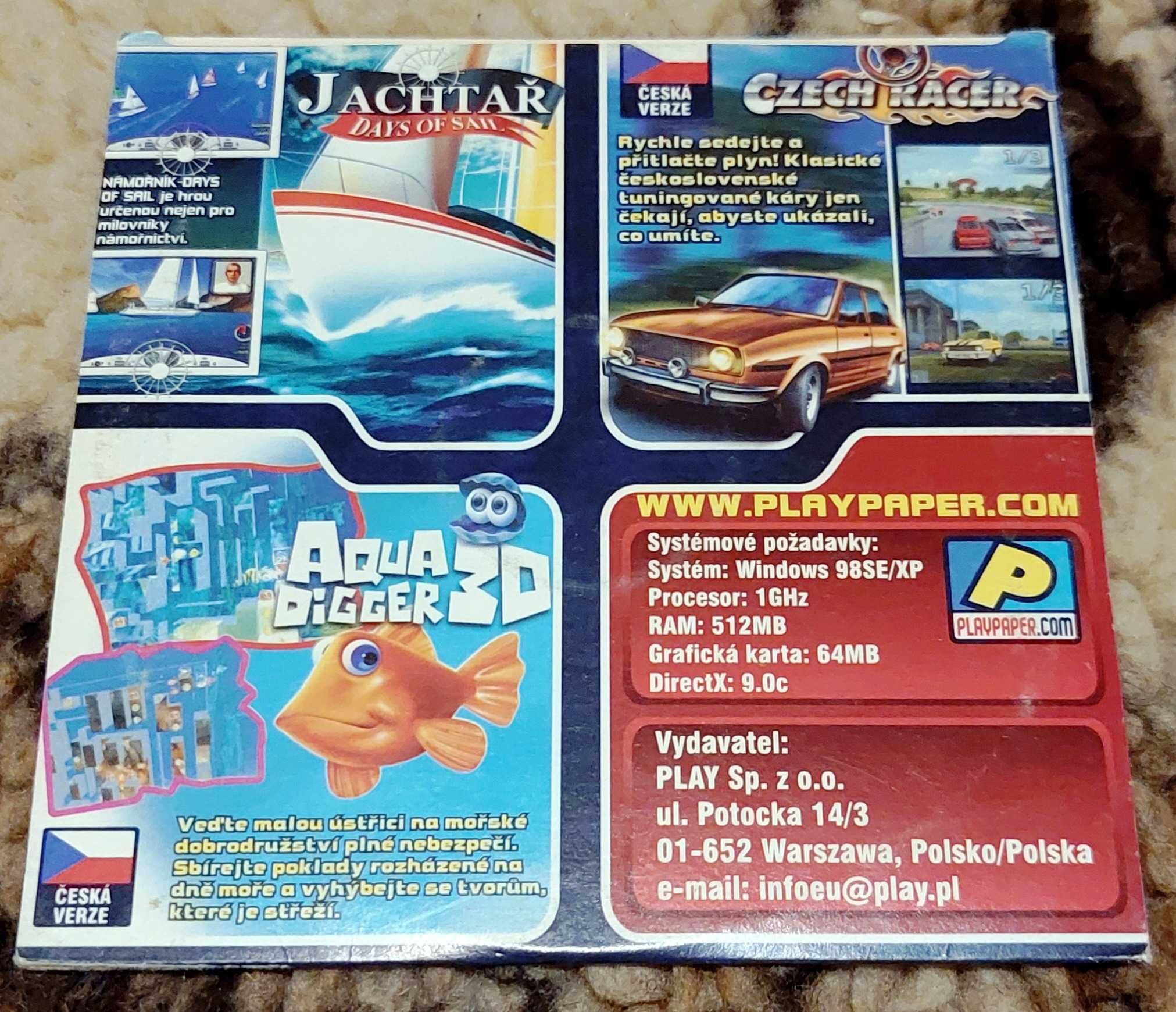 Jachtar + Czech Racer + Aqua Digger 3D | gry na PC