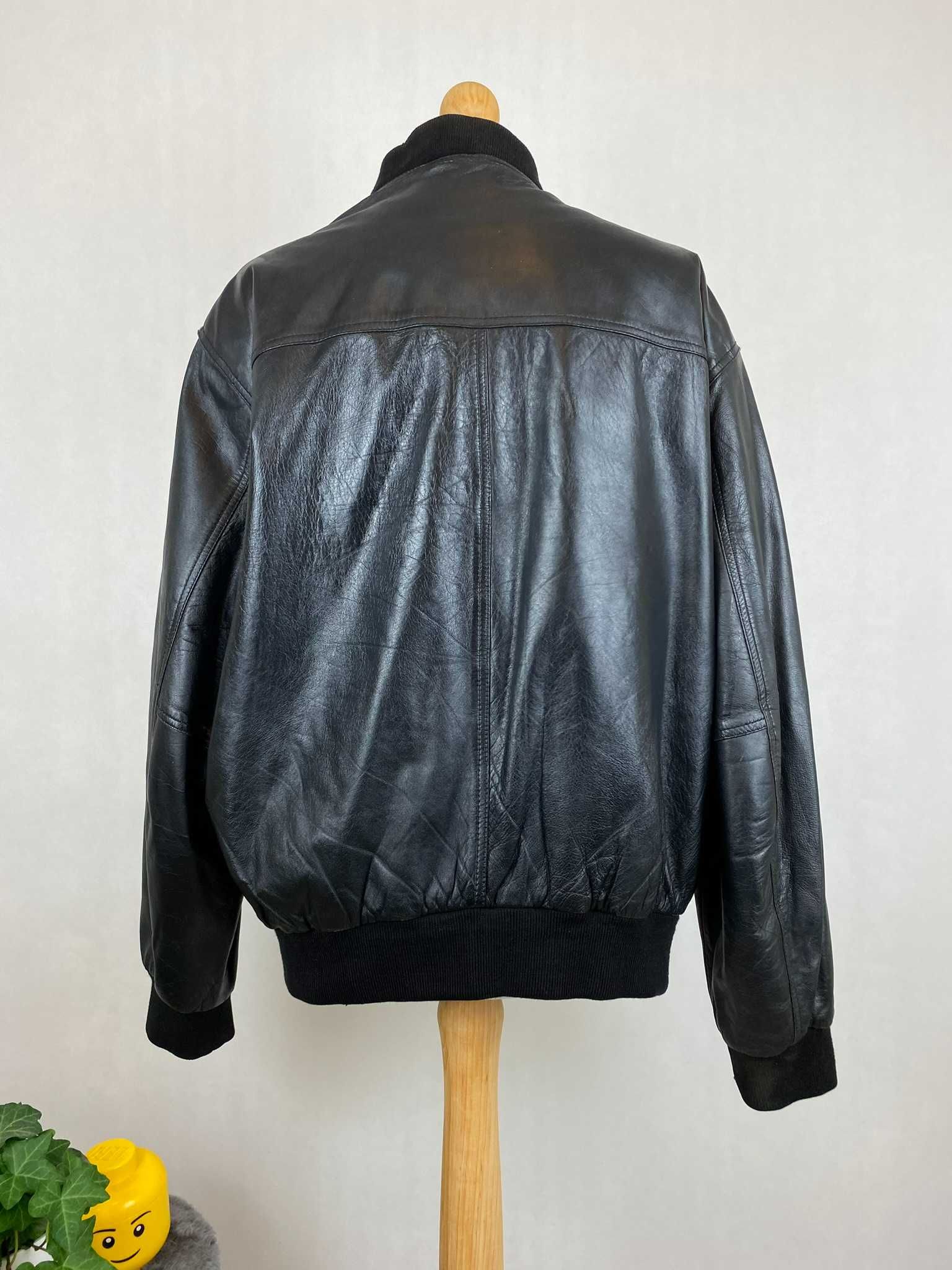 kurtka skórzana real leather bomberka avant garde archive