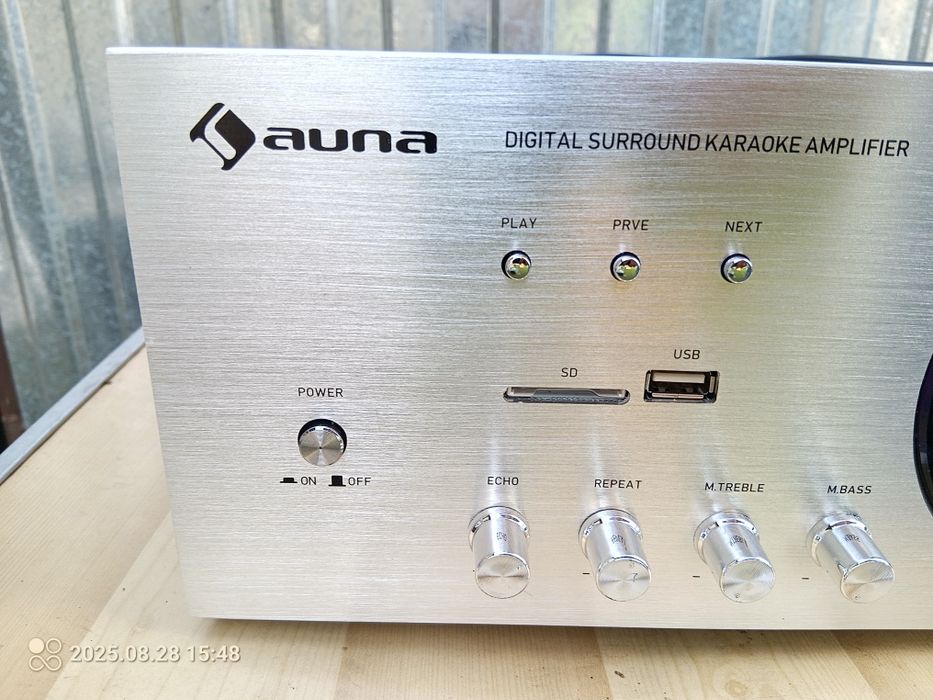 AUNA AMP-218 BT Kompaktowy cyfrowy wzmacniacz surround 5.1 USB SD

Cen