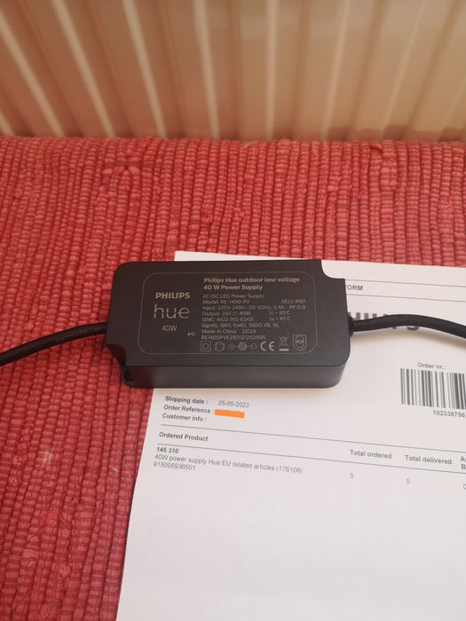Zasilacz 40 w Philips Hue Outdoor