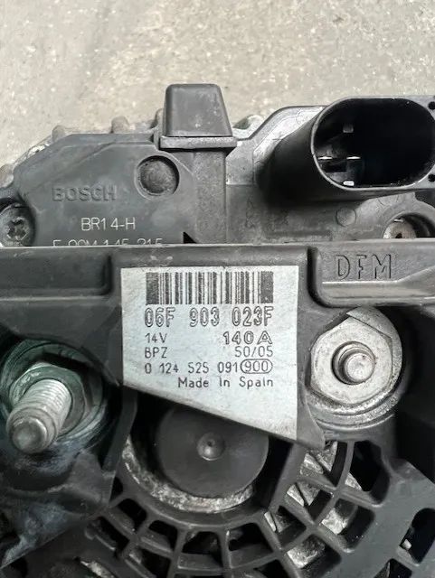 Alternador Vw Golf Audi A3 Seat Leon 2.0 FSI REF: 06F 903 023F