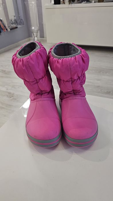 Демісизонні, дитячі сапожки, для дівчинки 33-34 розмір. Оригінал Crocs