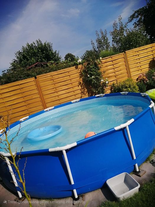 Basen ogrodowyna stelażu INTEX 366x78