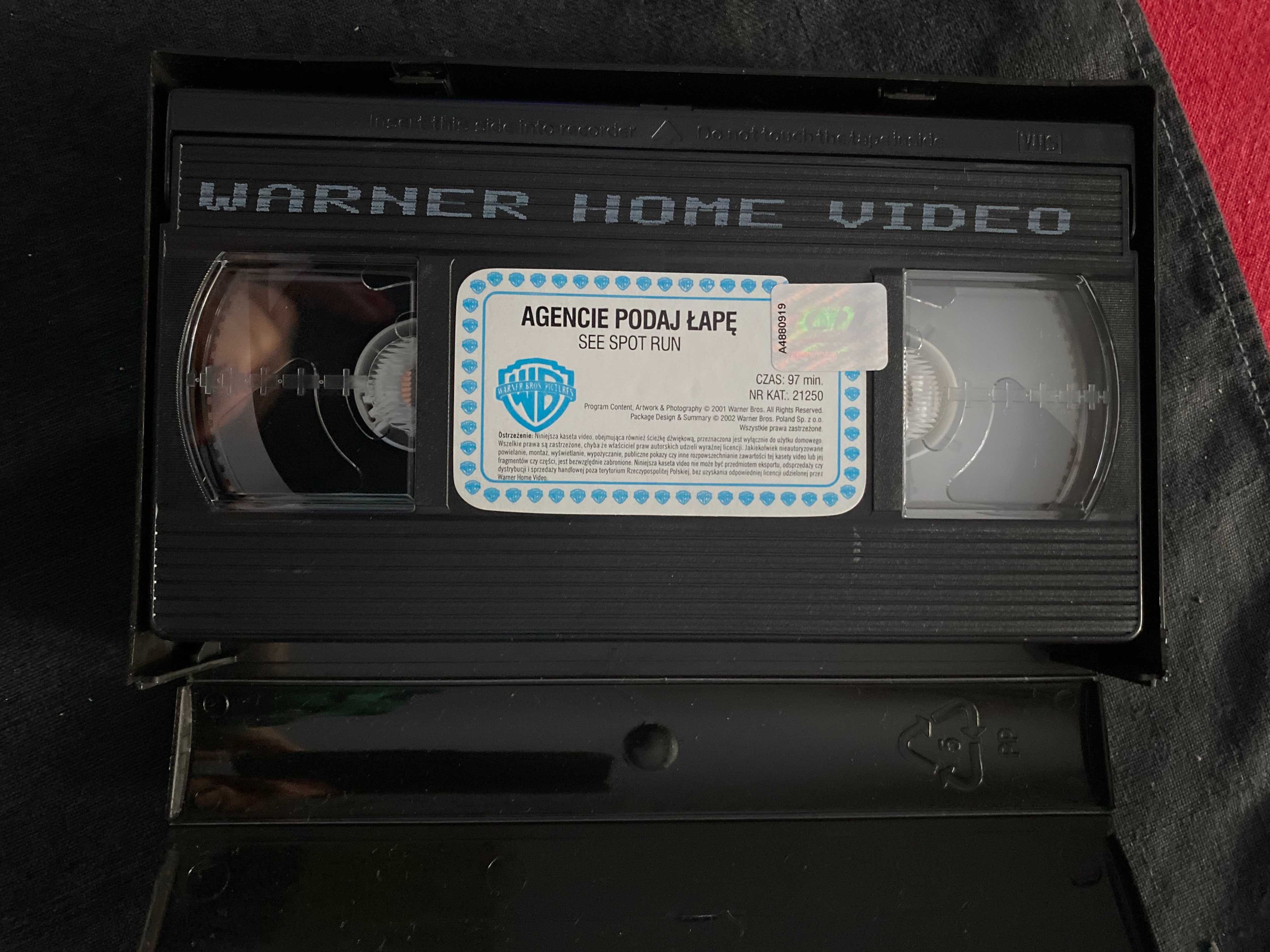 Agencie podaj lape-film VHS