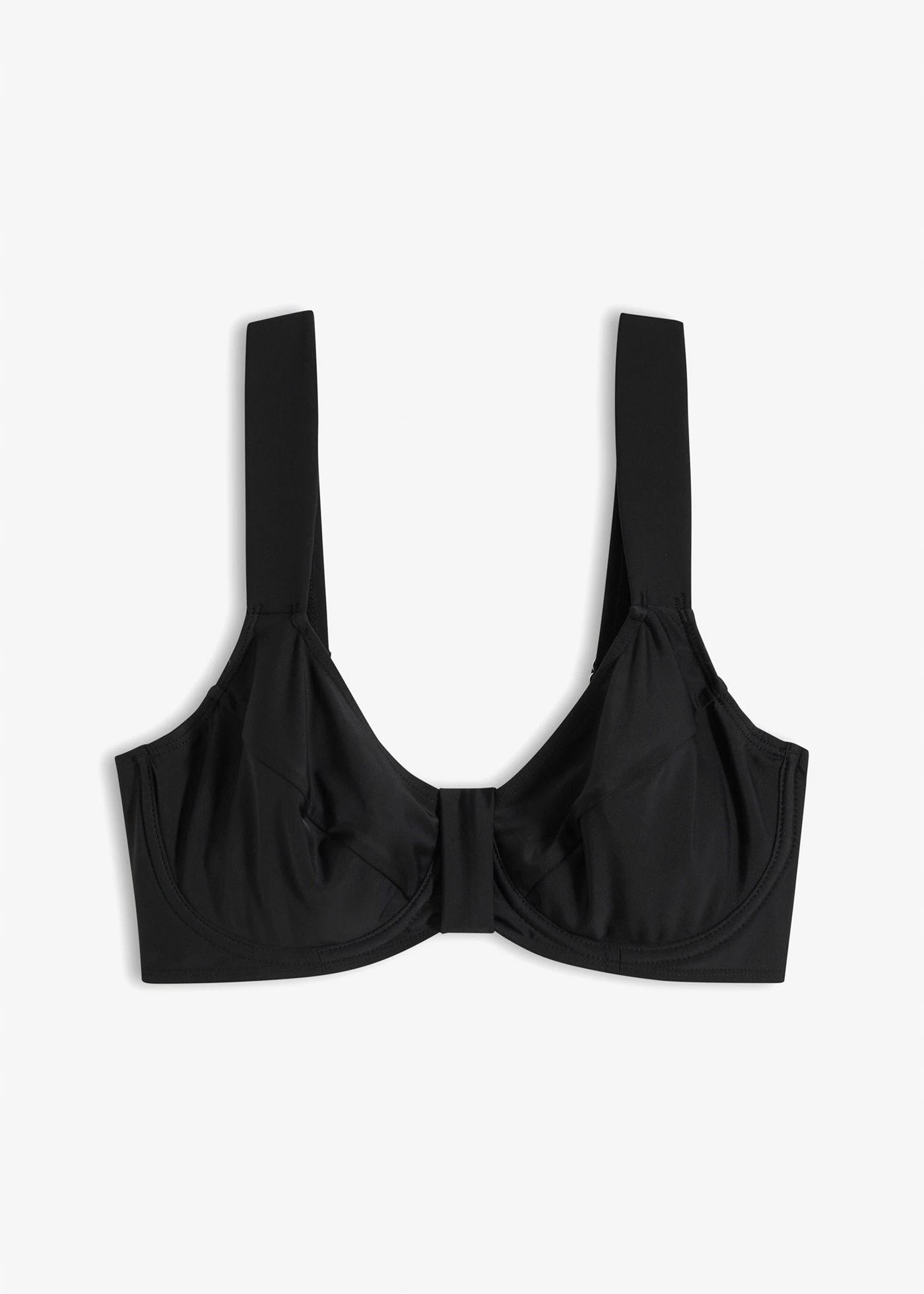 B.P.C. biustonosz bikini minimizer na fiszbinach czarny 90C.