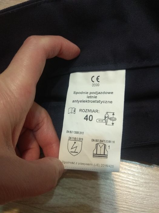 L Antyelektrostatyczne Spodnie Iturri