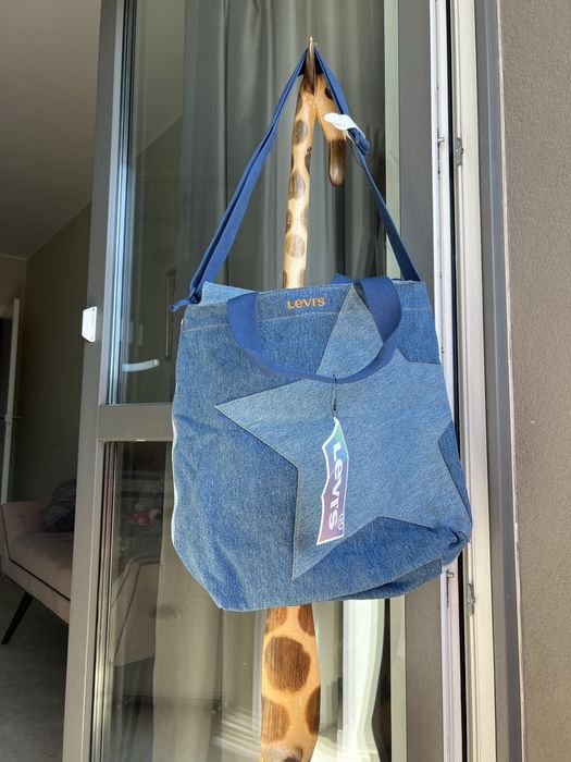 Сумка джинсова, шопер denim LEVI’S розмір 40*40*14