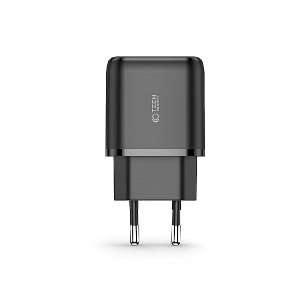 Tech-Protect C20W 2-Port Network Charger Pd20W/Qc3.0 Black