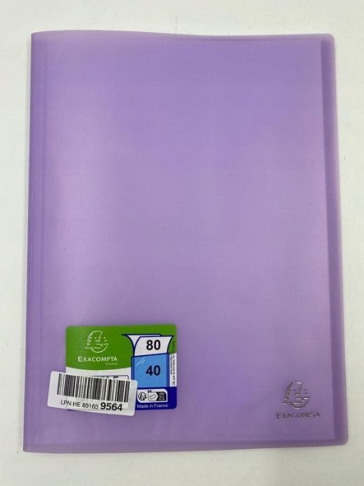 exacompta transparentne zgrzewane albumy wystawowe z polipropylenu