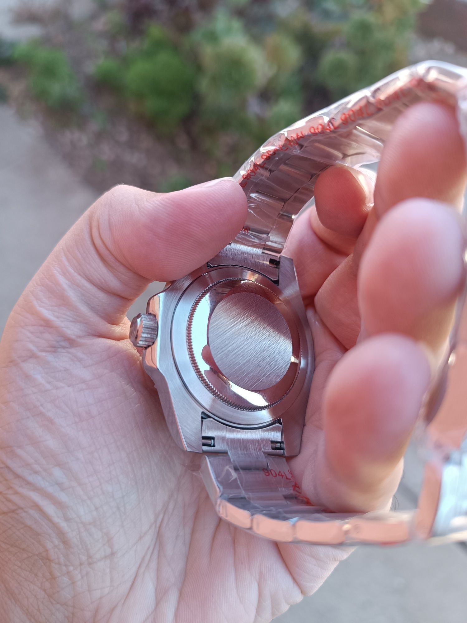 Relógio "Rolex" hulk