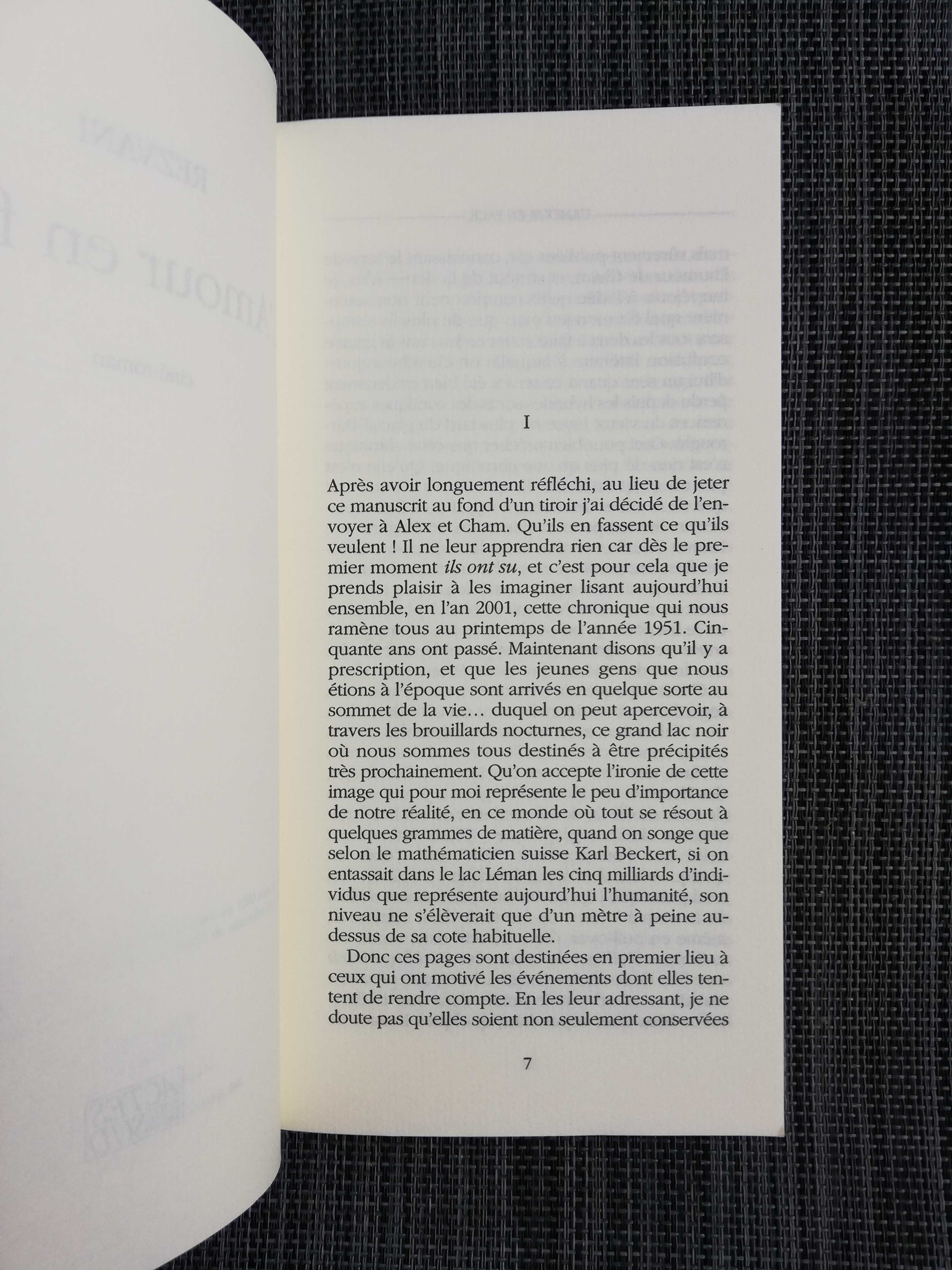 L'amour en face - Serge Rezvani (portes grátis)