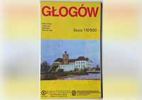 Głogów - plan miasta - 1991 rok