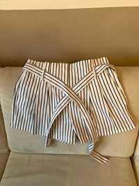 Reserved Striped, high waist, shorts/W paski, wysoki stan, szorty