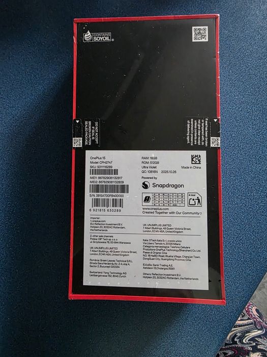 One Plus 15 5g 16/512