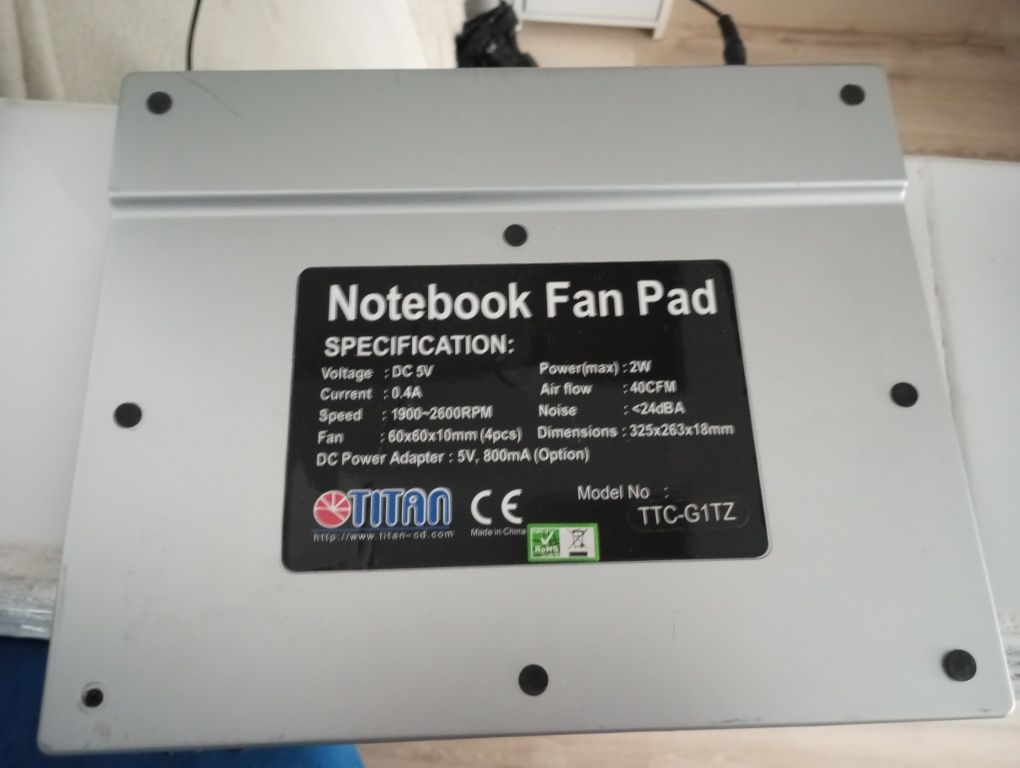 Podkładka chłodząca pod laptopa