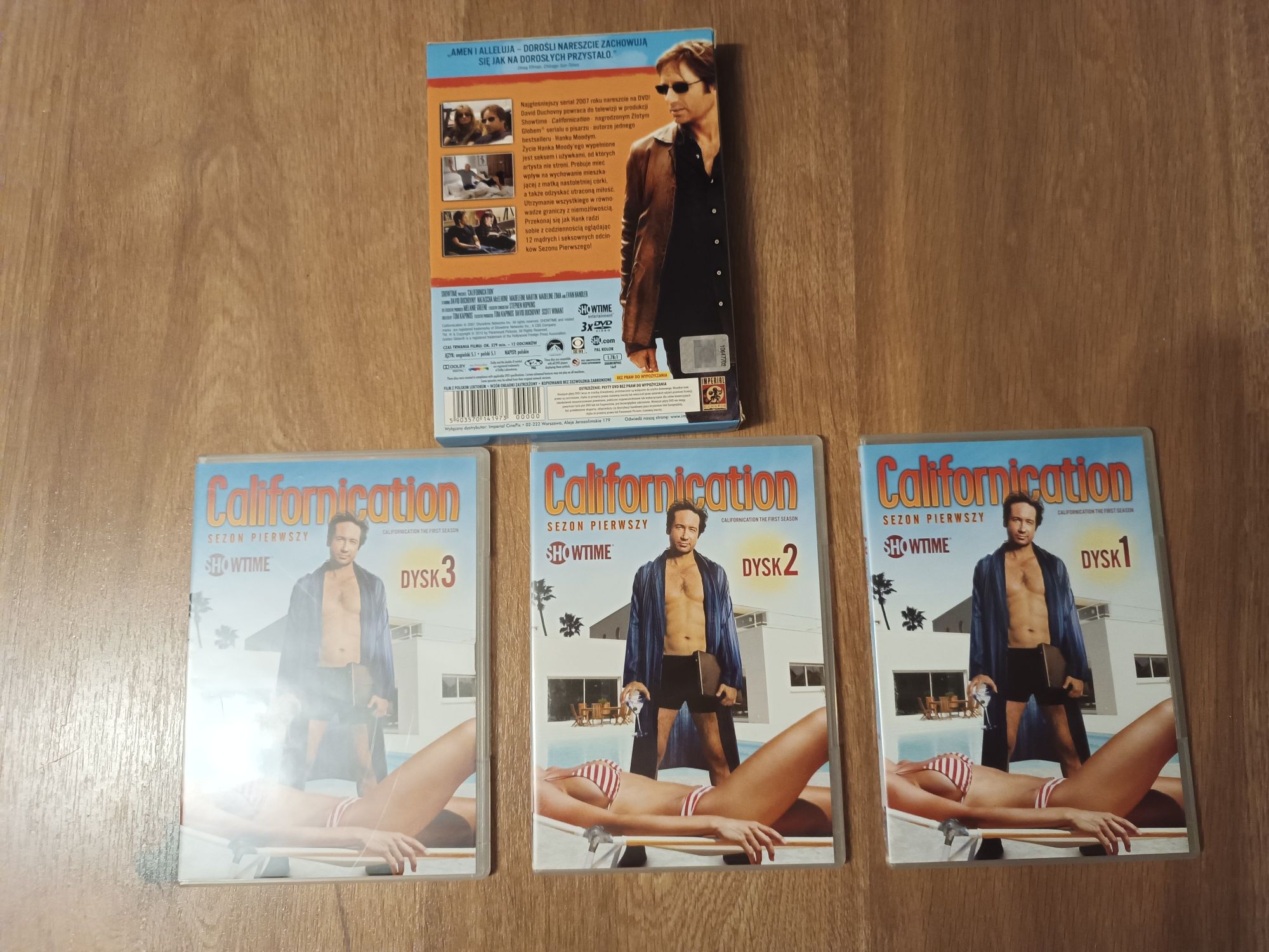 serial Californication sezon 1 pl, 3 dvd