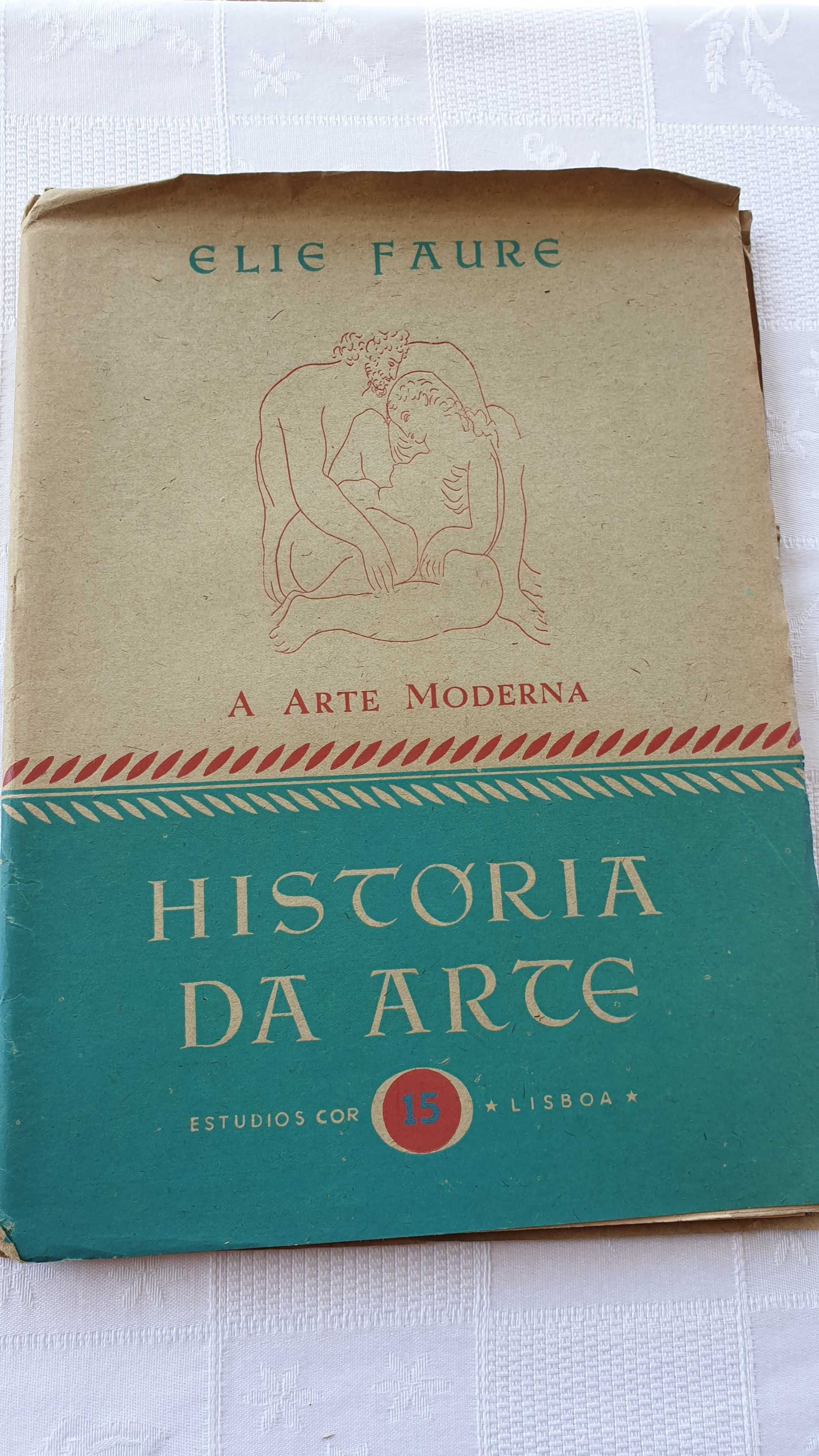 HISTÓRIA DA ARTE - 16 fascículos de Elie Faure de 1949