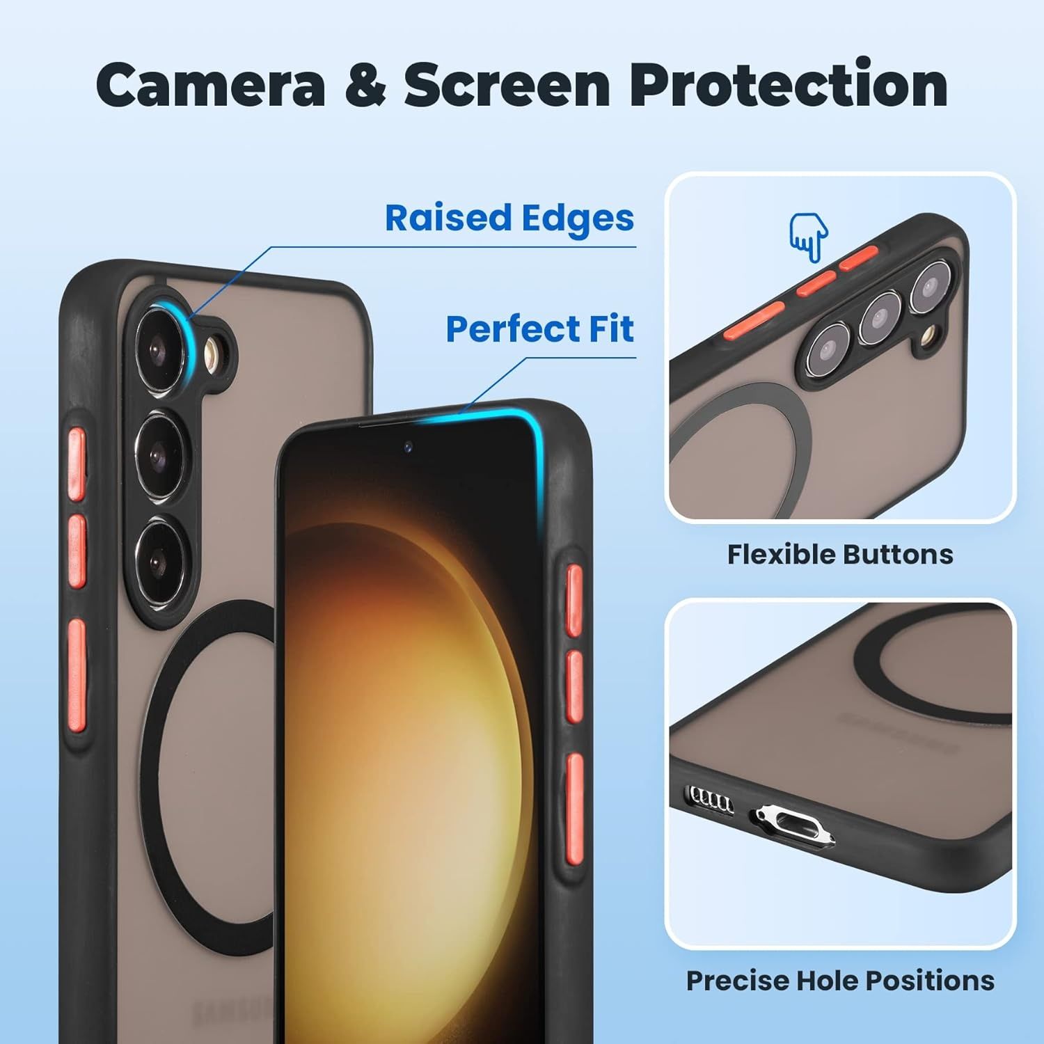 Ochronne plecki Samsung S4 Plus etui Case szkło w zestawie