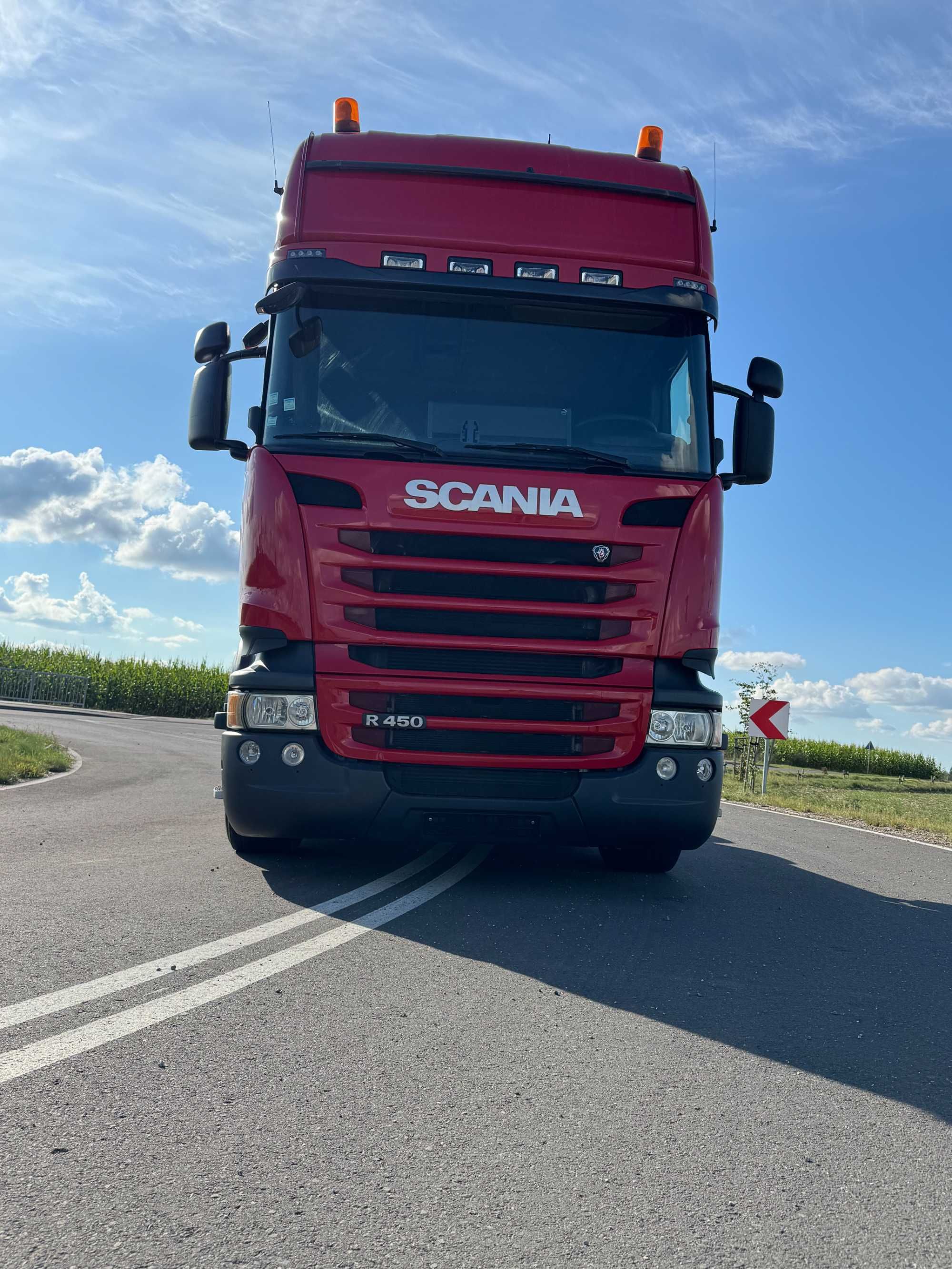 Scania R450 pusher