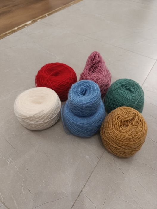 Wełna moherowa kolorowa