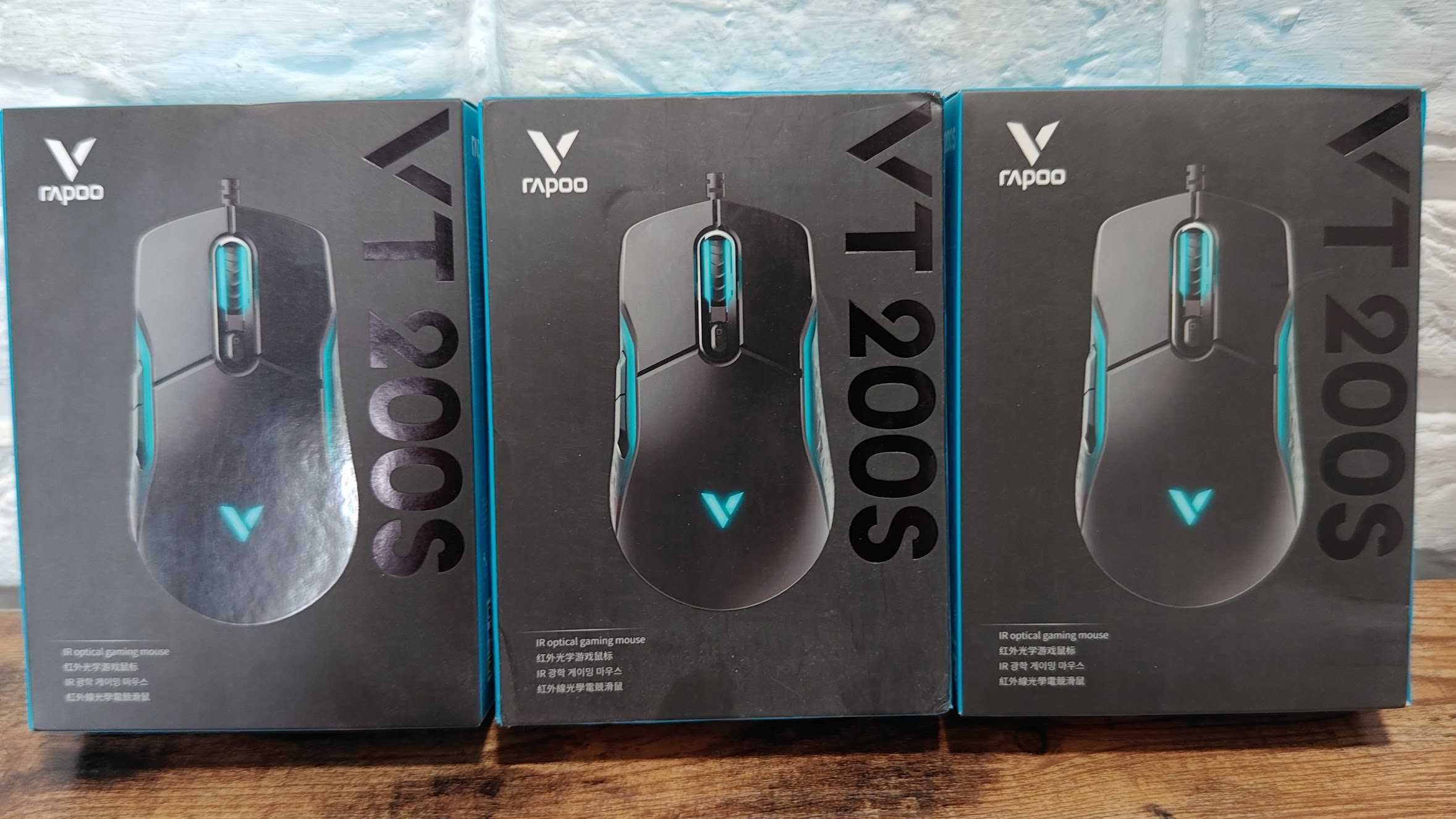 Rapoo VT200S ігрова оптична дротова мишка 16000dpi 1000Hz RGB 8 кнопок