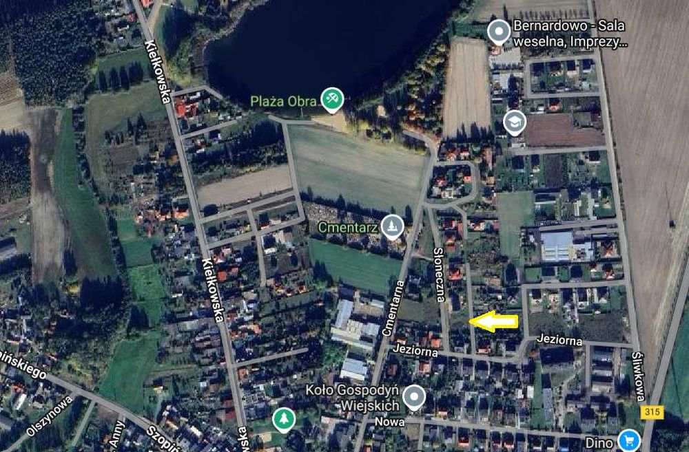 Sprzedam działki budowlane – Obra, pow. Wolsztyński, woj. Wielkopolski