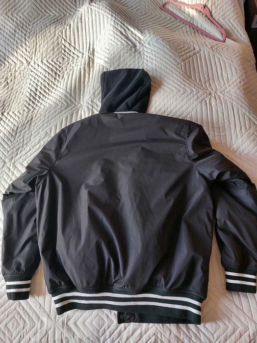 Kurtka ocieplana czarna przejściowa męska Cropp