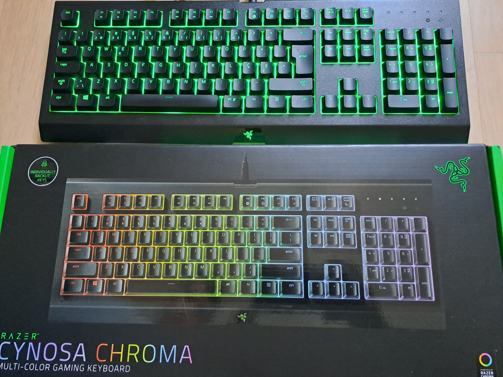 Teclado razer cyanosa chroma