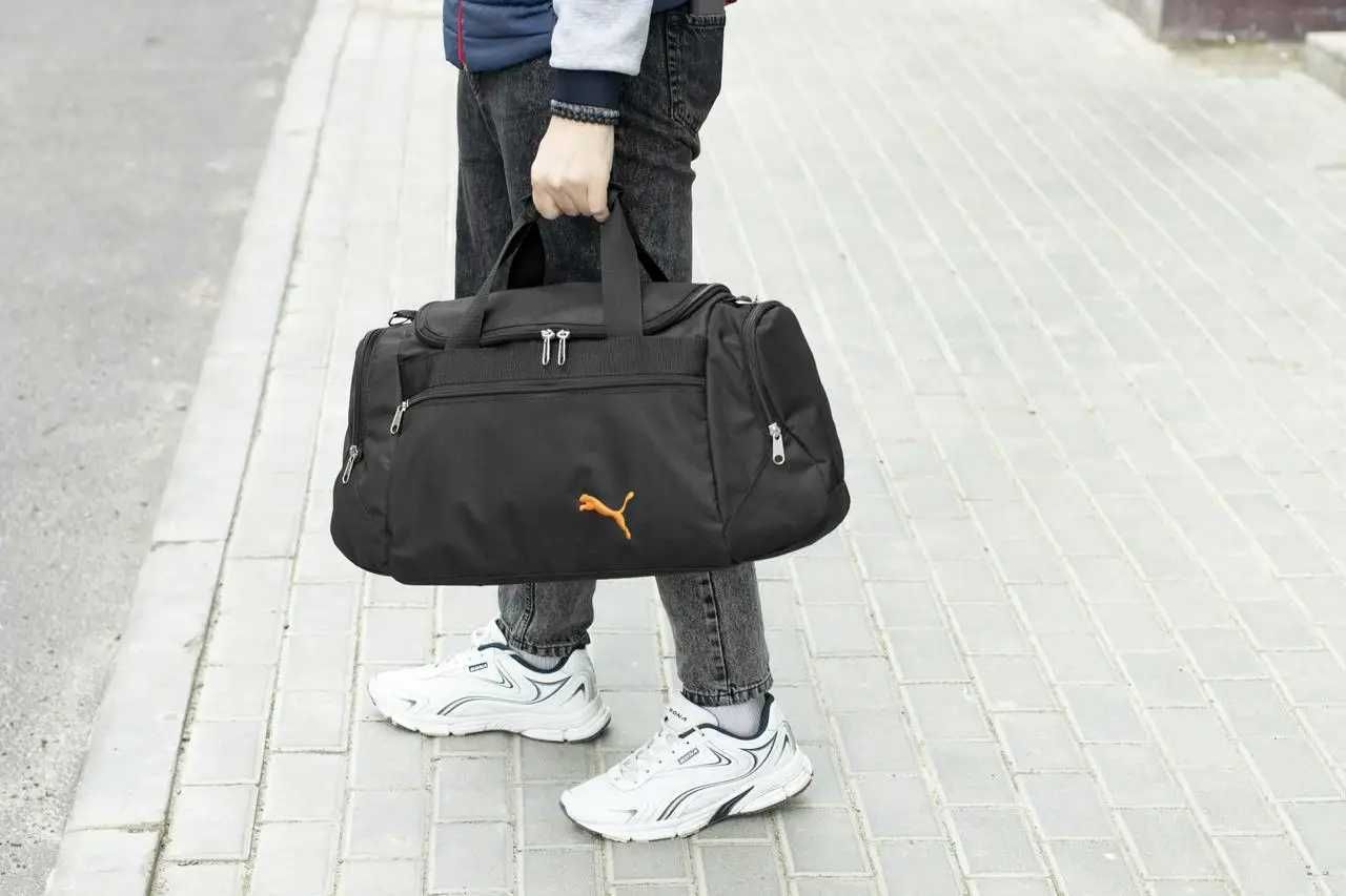 Спортивная дорожная сумка Puma для тренировок на 36 литров черная