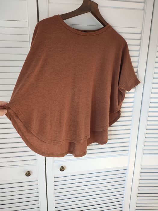 Bluzka oversize nietoperz