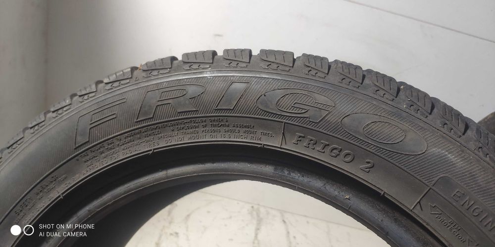 Opony 205/55R16 DĘBICA zima FRIGO 2 II para 2szt ładne jak nowe